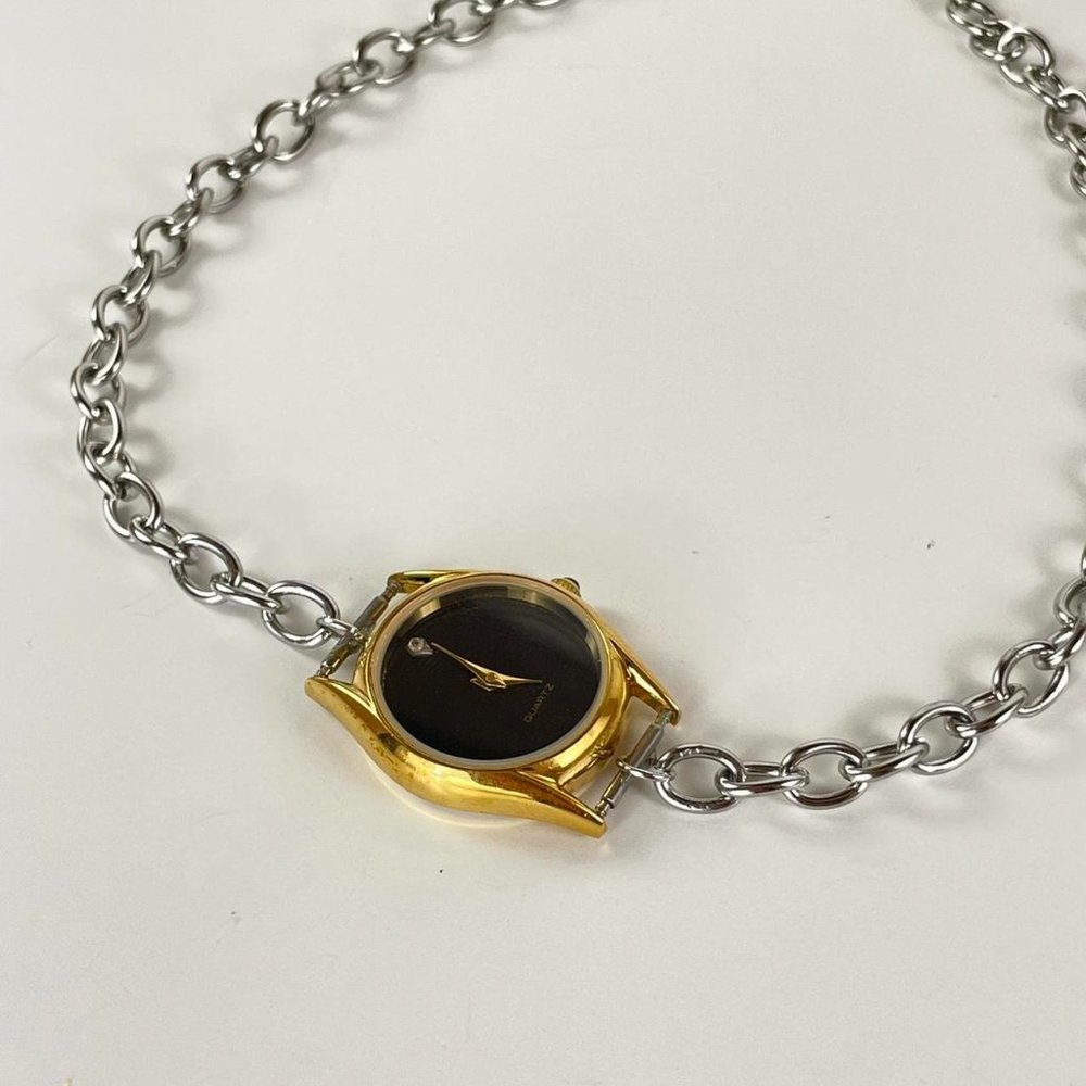 Watch Choker Necklace